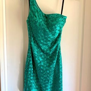 Teal prom dress size 0. NWOT